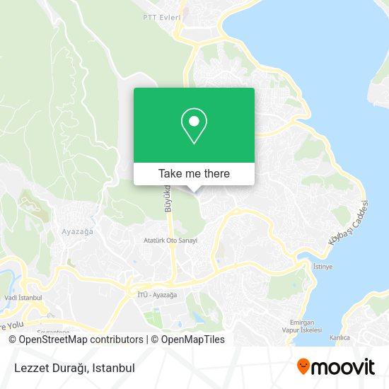 Lezzet Durağı map