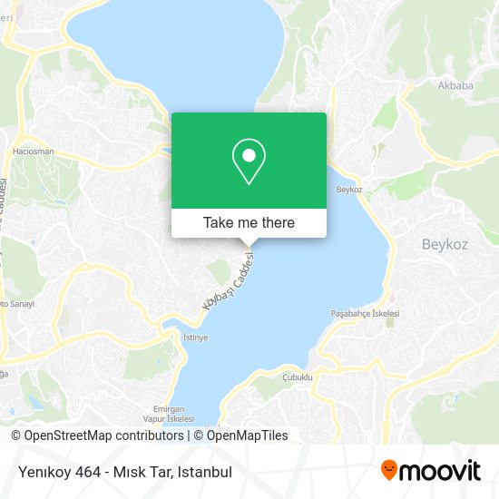 Yenıkoy 464 - Mısk Tar map
