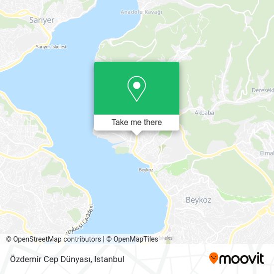 Özdemir Cep Dünyası map
