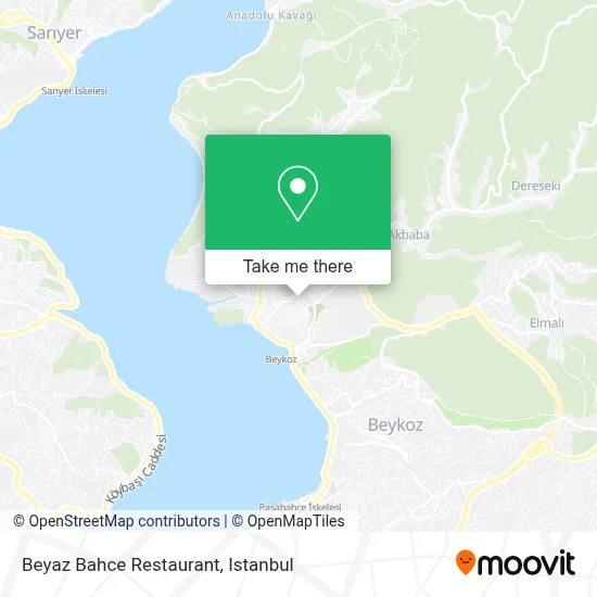 Beyaz Bahce Restaurant map