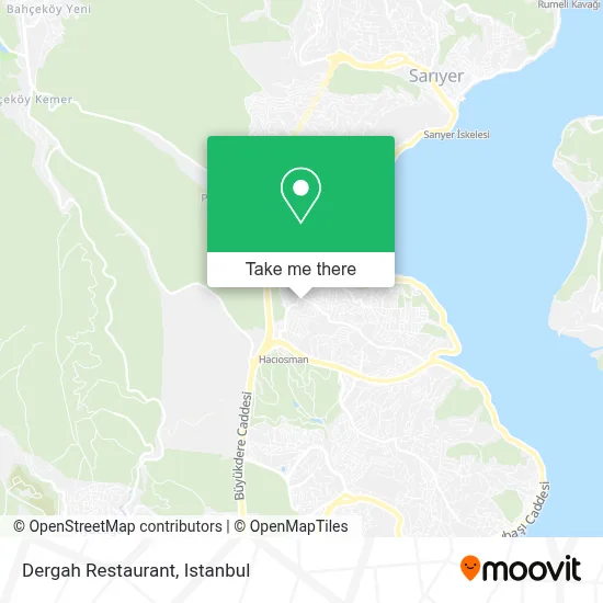 Dergah Restaurant map