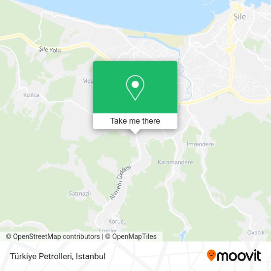 Türkiye Petrolleri map