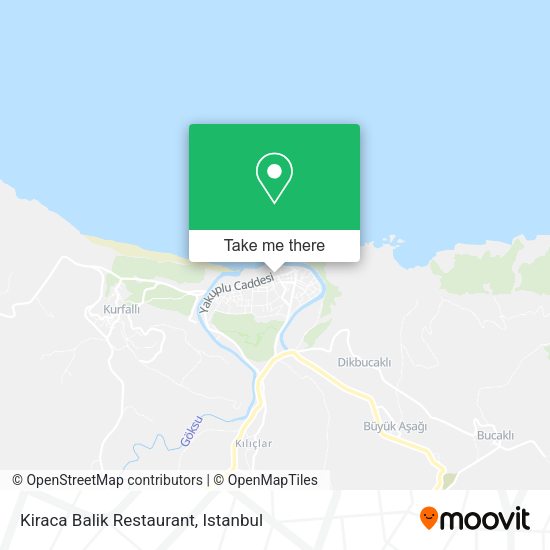 Kiraca Balik Restaurant map