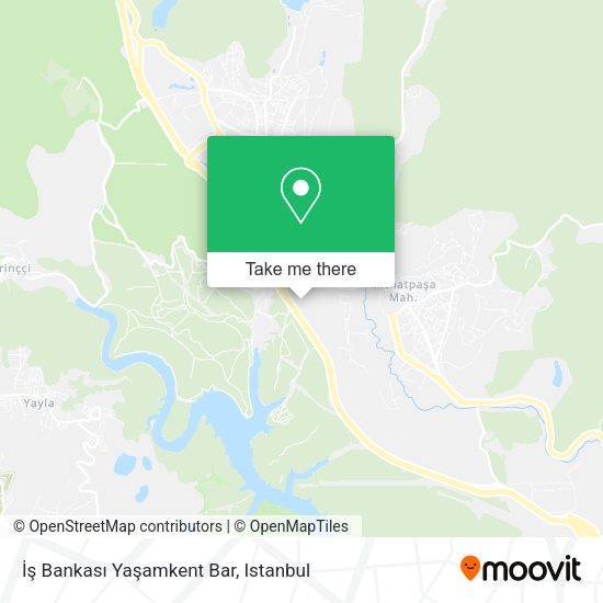 İş Bankası Yaşamkent Bar map