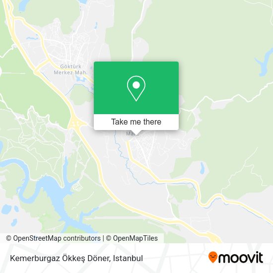 Kemerburgaz Ökkeş Döner map