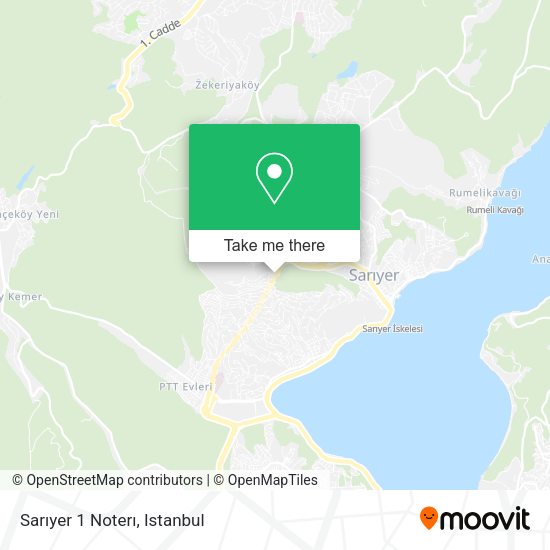 Sarıyer 1 Noterı map