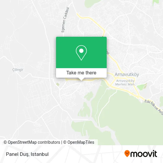 Panel Duş map
