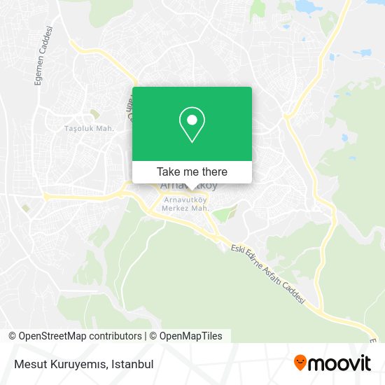Mesut Kuruyemıs map