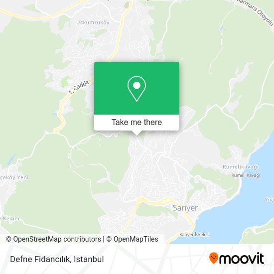 Defne Fidancılık map