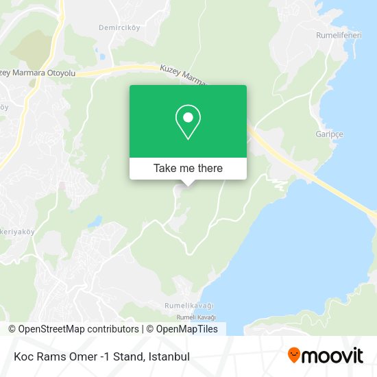 Koc Rams Omer -1 Stand map