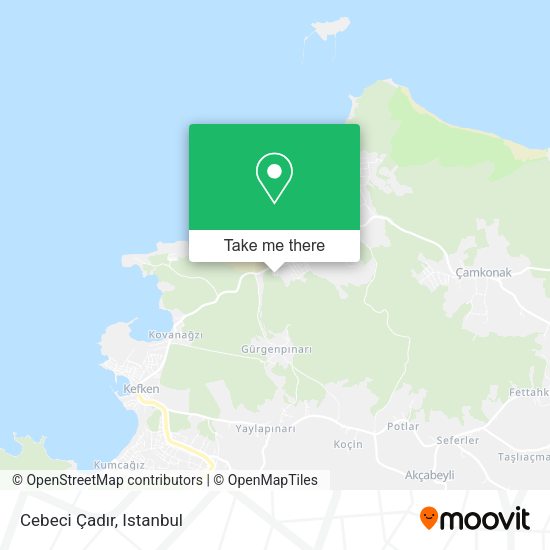 Cebeci Çadır map