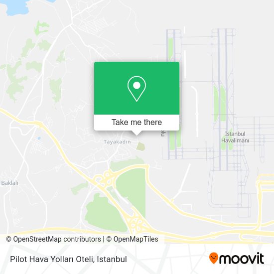 Pilot Hava Yolları Oteli map