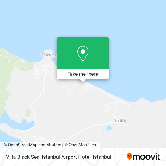 Villa Black Sea, Istanbul Airport Hotel map