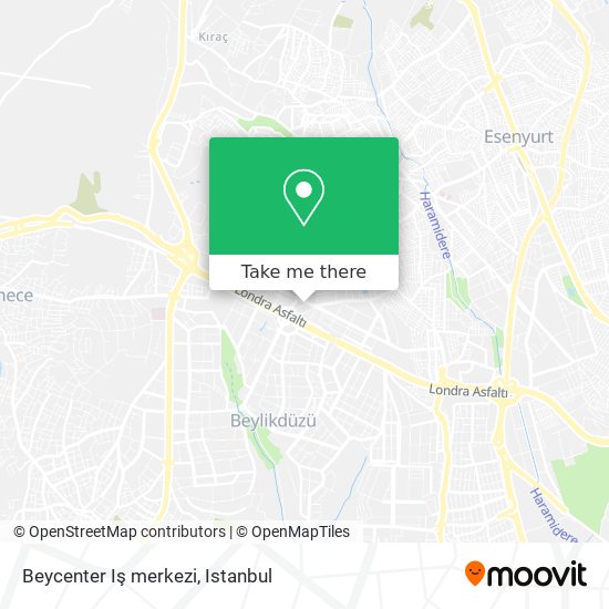 Beycenter Iş merkezi map