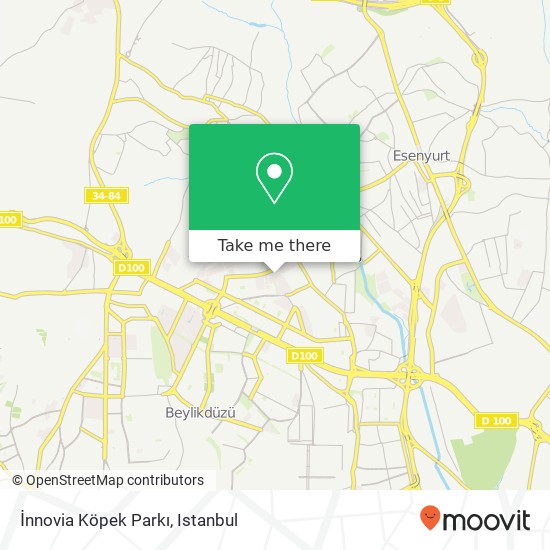 İnnovia Köpek Parkı map