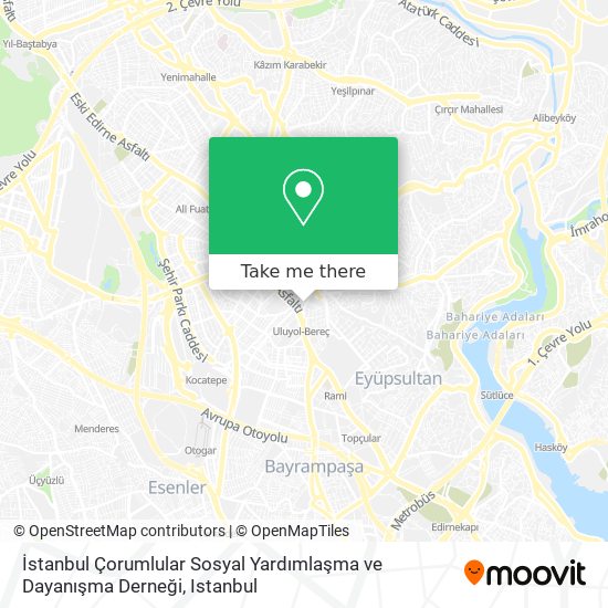 İstanbul Çorumlular Sosyal Yardımlaşma ve Dayanışma Derneği map
