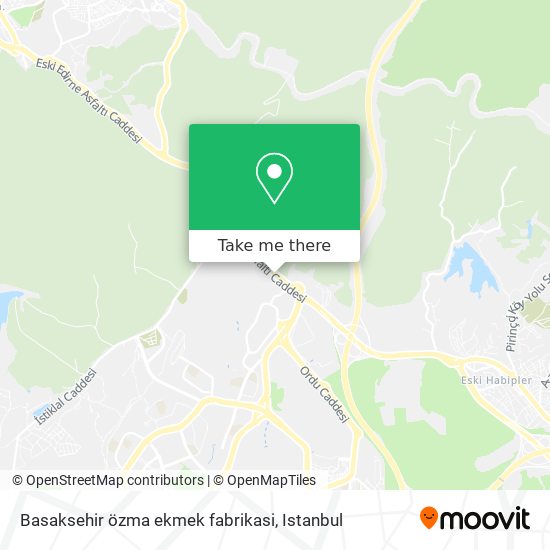 Basaksehir özma ekmek fabrikasi map