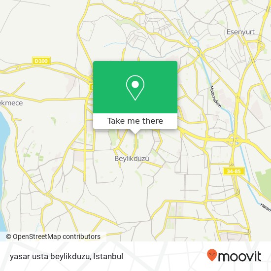 yasar usta beylikduzu map