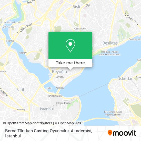 Berna Türkkan Casting Oyunculuk Akademisi map