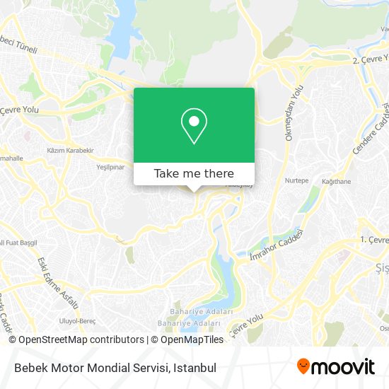 Bebek Motor Mondial Servisi map