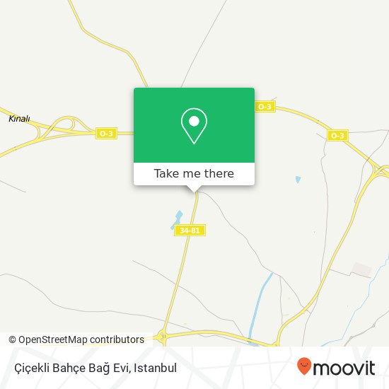 Çiçekli Bahçe Bağ Evi map