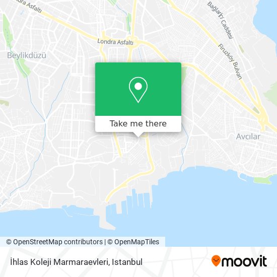 İhlas Koleji Marmaraevleri map