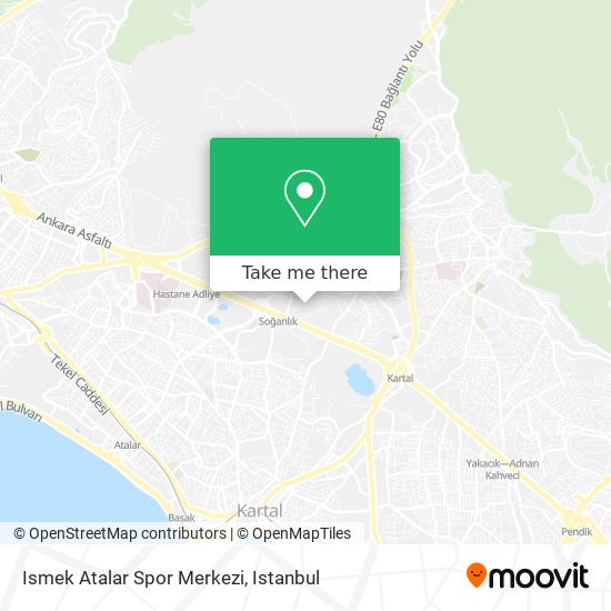 Ismek Atalar Spor Merkezi map