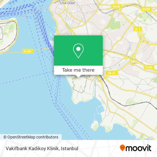 Vakifbank Kadikoy Klinik map