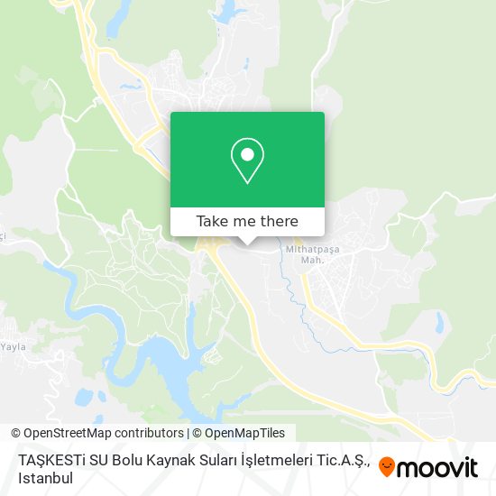 TAŞKESTi SU Bolu Kaynak Suları İşletmeleri Tic.A.Ş. map