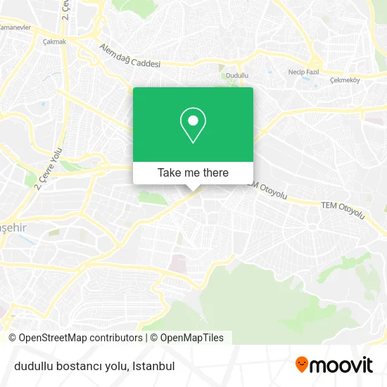 dudullu bostancı yolu map