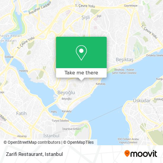 Zarifi Restaurant map