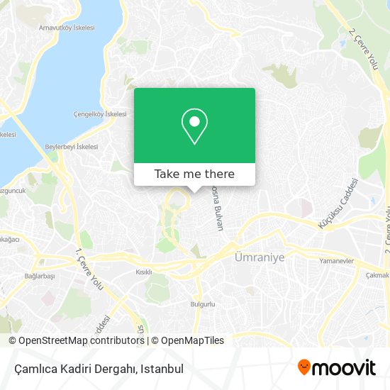 Çamlıca Kadiri Dergahı map