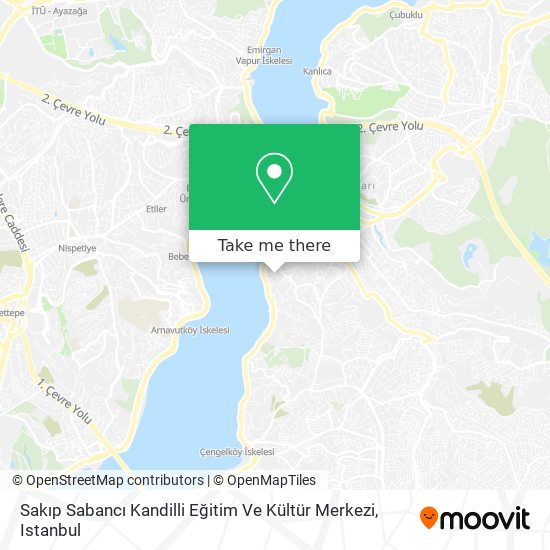 Sakıp Sabancı Kandilli Eğitim Ve Kültür Merkezi map
