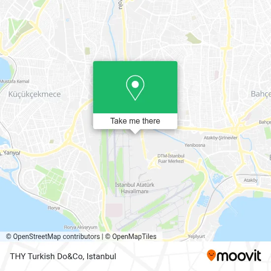THY Turkish Do&Co map