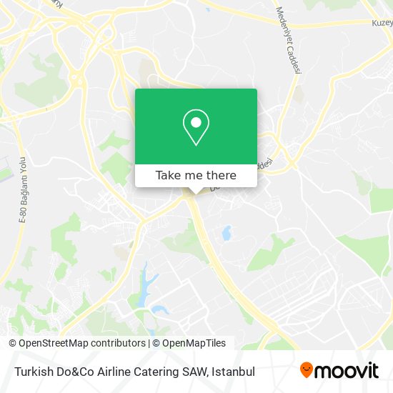 Turkish Do&Co Airline Catering SAW map