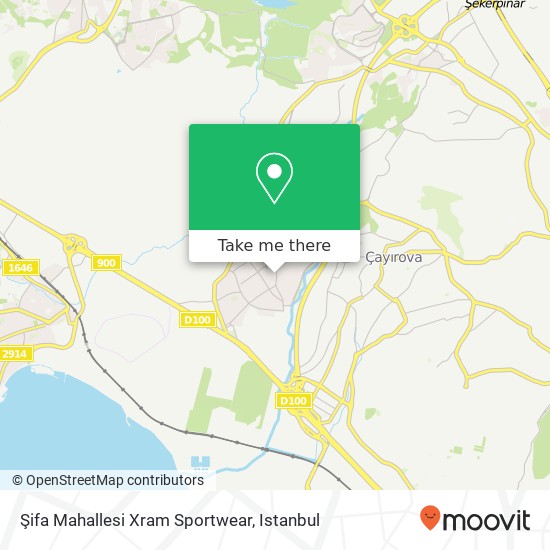 Şifa Mahallesi Xram Sportwear map