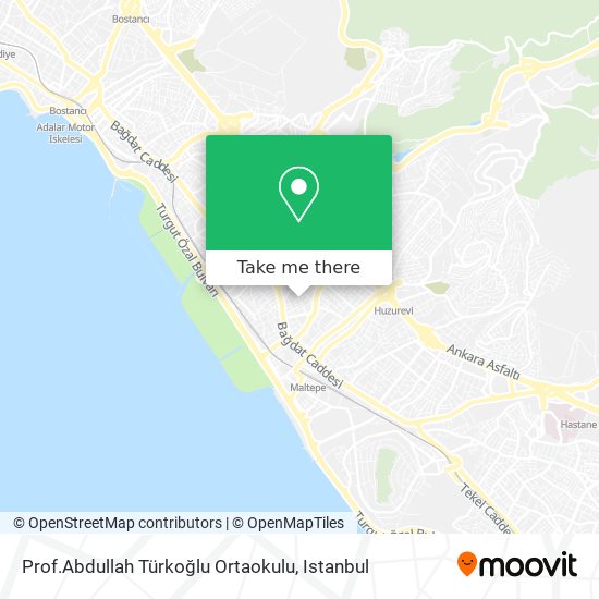 Prof.Abdullah Türkoğlu Ortaokulu map