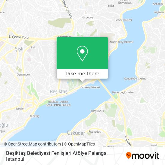 Beşiktaş Belediyesi Fen işleri Atölye Palanga map