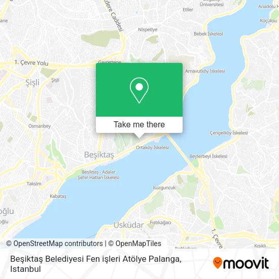 Beşiktaş Belediyesi Fen işleri Atölye Palanga map