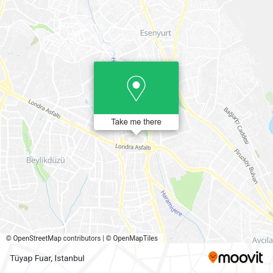 Tüyap Fuar map