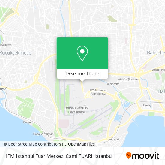 IFM Istanbul Fuar Merkezi Cami FUARI map