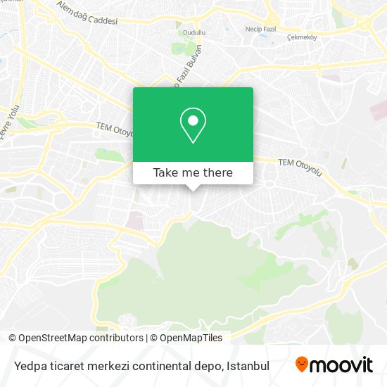 Yedpa ticaret merkezi continental depo map