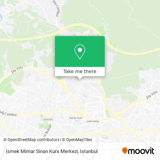 Ismek Mimar Sinan Kurs Merkezi map