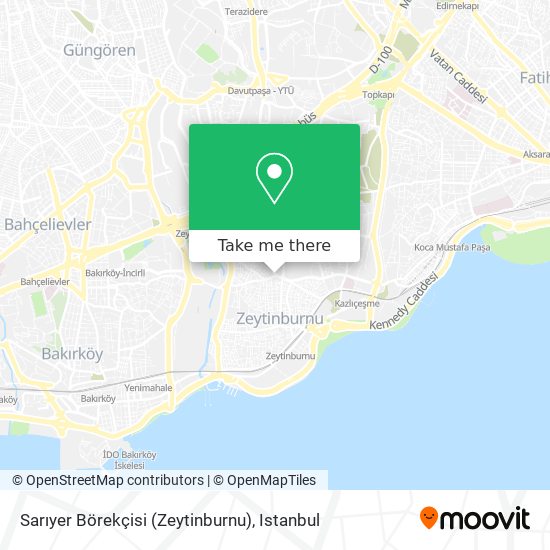 Sarıyer Börekçisi (Zeytinburnu) map