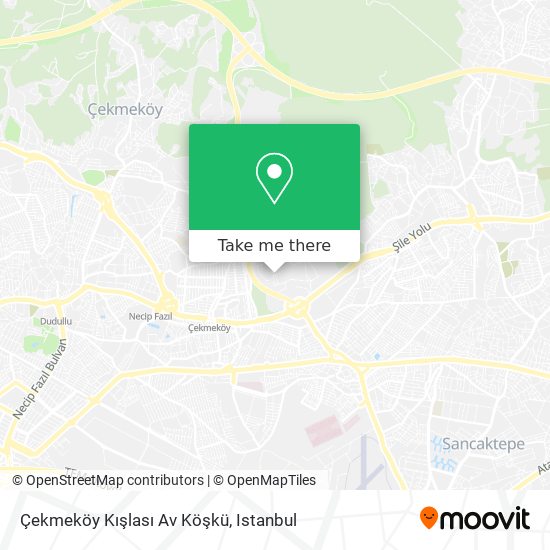 Çekmeköy Kışlası Av Köşkü map