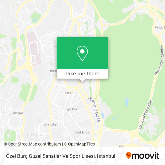 Özel Burç Guzel Sanatlar Ve Spor Lisesi map