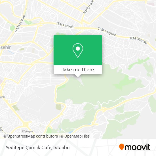 Yeditepe Çamlık Cafe map