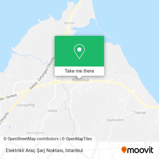 Elektrikli Araç Şarj Noktası map