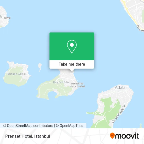 Prenset Hotel map