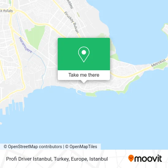 Profi Driver Istanbul, Turkey, Europe map